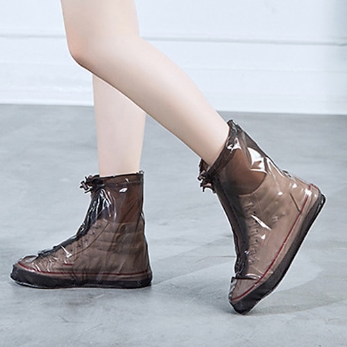 couvre-chaussures imperméables pour bottes de pluie, couvre-chaussures antidérapants anti-dérapants pour le contrôle du sable, semelle en caoutchouc pvc bottes de neige de pluie réutilisables couvre-chaussures pour le cyclisme en plein air camping...