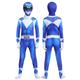 Mighty Morphin Power Rangers Tommy Olivier Costume de Cosplay Combinaison Homme Femme Garçon Cosplay de Film Cosplay Halloween Noir Jaune Rose Halloween Carnaval Mascarade Combinaison