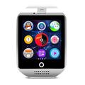 Q18 Montre intelligente 1.54 pouce Smartwatch Montre Connectée Bluetooth 2G Podomètre Rappel d'Appel Rappel sédentaire Compatible avec Android iOS Femme Hommes Mode Mains-Libres Rappel de Message