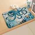 Paillasson tortue de mer, tapis de sol lavable, tapis de cuisine, tapis de bienvenue pour l'extérieur, tapis de porte d'entrée extérieure, tapis en caoutchouc extérieur pour entrée, patio, zones à