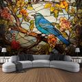 vitraux oiseaux suspendus tapisserie mur art grande tapisserie murale décor photographie toile de fond couverture rideau maison chambre salon décoration