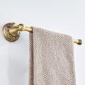 Accessoire de salle de bain anneau porte-serviettes/porte-papier hygiénique/crochet de robe en laiton antique salle de bain tige unique mural design sculpté