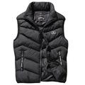 Homme Veste Randonnée Gilet matelassé matelassé Gilet en duvet L'hiver Extérieur Chaud Emballable Respirable Poids Léger Veste Hiver Trench Top Ski Chasse Pêche Jaune Rouge Bleu Marine Gris Noir