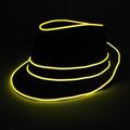 Chapeau lumineux gentleman performance chapeau led lueur chapeau haut de forme fête cadeau anniversaire mariage costume noël halloween fournitures