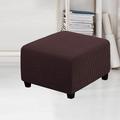 housse de pouf extensible housses de pouf carré protecteur de meubles tabouret de rangement pliant protecteur de meubles housse souple avec fond élastique