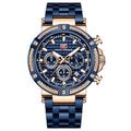 mini focus chronographe multifonction quartz hommes montres de luxe bracelet en acier inoxydable affaires mâle horloge étanche relogio masculino