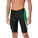 Speedo Men s Edge Splice Jammer Swimsuit (Black/Green 32)