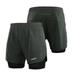 Lixada Sports Shorts Breathable With Liner Men s 2-in-1 Quick Breathable #39 S 2-in-1 Rookin (dark Xxl Xx_l) Breathable (dark Xxl Men #39 S Amp