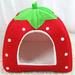 Quinlirra Pets Accessories Clearance Winter Indoor House House Padded House Folding Yurt Strawberry Tent Easter Decor