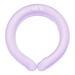 1pcs summer heatstroke prevention cooling ring outdoor sports cooling neck collar ice cushion pillow (purple)