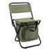 AYYUFE Folding Chair Portable Effective Stainless Steel Strong Load-bearing Camping Fishing Chair for Outdoor