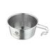 CAMPINGMOON Stainless Steel Camping Sierra Cup Lightweight Compact Camping Pot Hiking Coffee Mug Bowl Cup Rice Bowl for Cooking