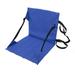 Folding Stadium Seat Lightweight Portable Oxford Cloth Stadium Bleacher Seat Cushion for Camping Picnic Blue