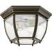 Progress Lighting - Two Light Flush Mount - Outdoor - Roman Coach - Outdoor