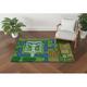 Rug Game Room Rug Map Rugs Map Rugs Bath Rug Living Room Rug Outdoor Rug Area Rug Cool Rug Non-Slip Carpet 2.6 x6.5 - 80x200 cm