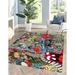 Office Rug Colorful Rugs Large Rugs Outdoor Rugs Soft Rugs Graffiti Rugs Entry Rug Bedroom Rugs Colorful Graffiti Rugs Thin Rug 2.3 x3.3 - 70x110 cm
