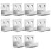 10 Pcs Heavy Duty Clothes Rack Picture Hangers Metal Clothes Rack U Bracket Plate Hangers for The Wall Tile Pendant Frame Hardware Stainless Steel