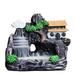 High Mountain Flowing Waterfall Backflow Incense Burner Home Fragrance Diffuser Incense Burner Decoration D