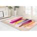 Pink Rugs Colorful Rugs Gold Rug Modern Rug Non-Slip Carpet Door Mat Entry Rug Wedding Rug Outdoor Rug 3D Printed Rug Minimal Rug 1.7 x2.3 - 50x70 cm