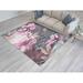 Decorative Rugs Office Rugs Flower Rugs Entryway Rugs Pink Peony Painting Rugs Pink Peony Rugs Pink Flower Rug Accent Rug Home Decor 3.3 x5 - 100x150 cm