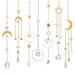 7 Pcs Crystal Pendant Decor for Office Wedding Ceremony Interior Dream Catchers with Crystals Car Wind Chime Miss Stone