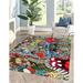 Office Rug Colorful Rugs Large Rugs Outdoor Rugs Soft Rugs Graffiti Rugs Entry Rug Bedroom Rugs Colorful Graffiti Rugs Thin Rug 2.6 x6.5 - 80x200 cm