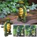 Home Decor Gnobogi Outdoor Garden Turtle Statue Hiking Turtle With Hat Statue Resin Courtyard Artist Home Decoration Outdoor Garden Turtle Decoration Hanging Decoration Ornaments Clearance