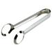 Kkewar 1Pc Stainless Steel Bread Tong Multifunction Food Clip Kitchen Serving Tongs for Eggs Cookies Barbecue (Silver)