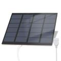 Arealer 1.5W Portable Solar Waterproof Solar Panel for Camping with USB Interface for Charging Mobile Phones Power Banks Fans