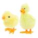 Goilinor 1Set Wind-up Toys Adorable Chicken Clockwork Toy Plush Wind-up Duck Toy Random Color
