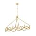 Hinkley Lighting 45785 Leona 8 Light 49 Wide Taper Candle Style Chandelier - Brass