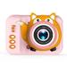 Nebublu Kids Camera 20MP Children Camera Screen Dual Lenses 4X 2.0-inch IPS Kids Camera Lenses Birthday Festival IPS Screen Dual 720P Camera Cute Children Camera Kids Camera Camera Children ERYUE