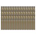 Cobalt Drill Bit 20Pcs 13/64 in. HSS Co M35 Jobber Length Twist Drill Steel Metal