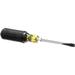 Klein Tools 602-4 Slotted Screwdriver: 1/4 Width 4 Blade Length Round Shank