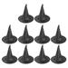 10 Pcs Decor Hats Cosplay Accessories Black Witch Party Decorative Halloween Wizard