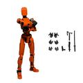 PURJKPU Titan 13 Action Figure N13 Action Figure Nova 13 Action Figure Dummy 13 Action Figure T13 Multi-Jointed Action Figures 3-D Printed Action Figure T-13 DIY Decorations