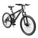 Mountain Bike 24 Inch Wheels 21-Speed Full Suspension Mens Womens Trail Commuter City Mountain Bike