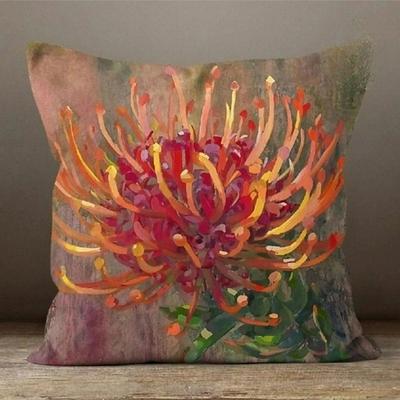 Floral Double Side Pillow Cover 1PC Soft Decorative Square Cushion Case Pillowcase for Bedroom Livingroom Sofa Couch Chair