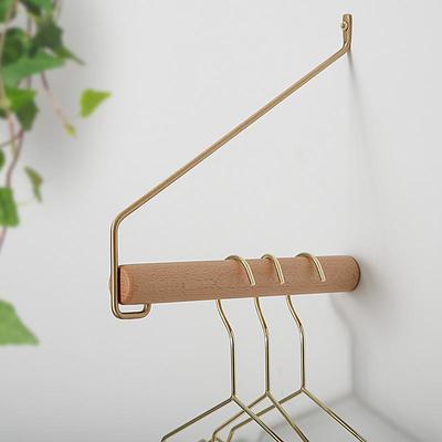 Wooden Coat Hooks Wall Hanger for Clothes Storage Organizer Coat Storage Holders Wall Mounted Rack Shelf Hook Room Accessories