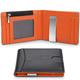 Fold RFID Blocking WalletMens Slim Wallet With Money Clip RFID Blocking Bifold Minimalist Credit Card Holder For Men