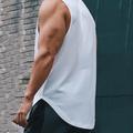 Men's Tank Top Undershirt Muscle Shirt Moisture Wicking Shirts Tee Top Plain Crew Neck Daily Sports Sleeveless Clothing Apparel Stylish Casual Daily Workout