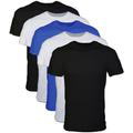 Men's T shirt Tee Moisture Wicking Shirts Tee Top Plain Crew Neck Street Vacation Short Sleeves 5-Piece Clothing Apparel 5pcs Fashion Designer Basic