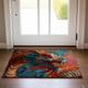 Dragon Colorful Doormat Non-Slip Oil Proof Rug Indoor Outdoor Mat Bedroom Decor Bathroom Mat Entrance Rug Door Mat