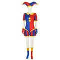 Digital Circus / TADC Pomni Gloves Hat Outfits Women's Girls' Movie Cosplay Anime Cosplay RedBlue Halloween Masquerade Leotard / Onesie Gloves Hat