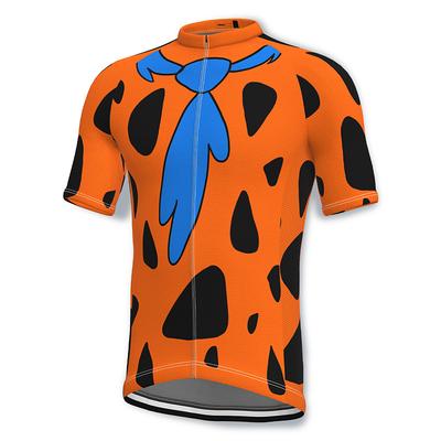 Men's Cycling Jersey Short Sleeve Bike Jersey Top with 3 Rear Pockets Mountain Bike MTB Road Bike Cycling Breathable Quick Dry Moisture Wicking Soft Yellow Blue Orange Graphic Polyester Sports