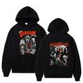 Halloween Scream Ghostface Skull Skeleton Hoodie Print Front Pocket Graphic Hoodie For Couple's Men's Women's Adults' Hot Stamping Halloween Casual Daily