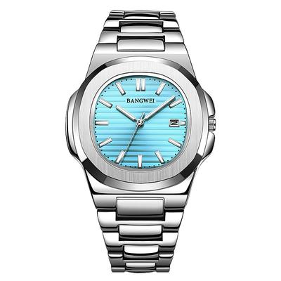 2023 New LIGE Luxury Watch Men Business Waterproof Male Clock Luminous Date Stainless Steel Square Quartz Men Watch reloj hombre