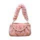 Women's Handbag Shoulder Bag Plush Bag Fluffy Bag Faux Fur Party Valentine's Day Daily Pearls Chain Large Capacity Lightweight Durable Solid Color Black White Pink