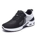 Women's Sneakers Flyknit Shoes Comfort Shoes Outdoor Daily Summer Round Toe Casual Running Tissage Volant Lace-up Black Pink Blue