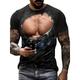 Funny Muscle T-shirt Anime Funny Street Style T-shirt For Men's Adults' 3D Print